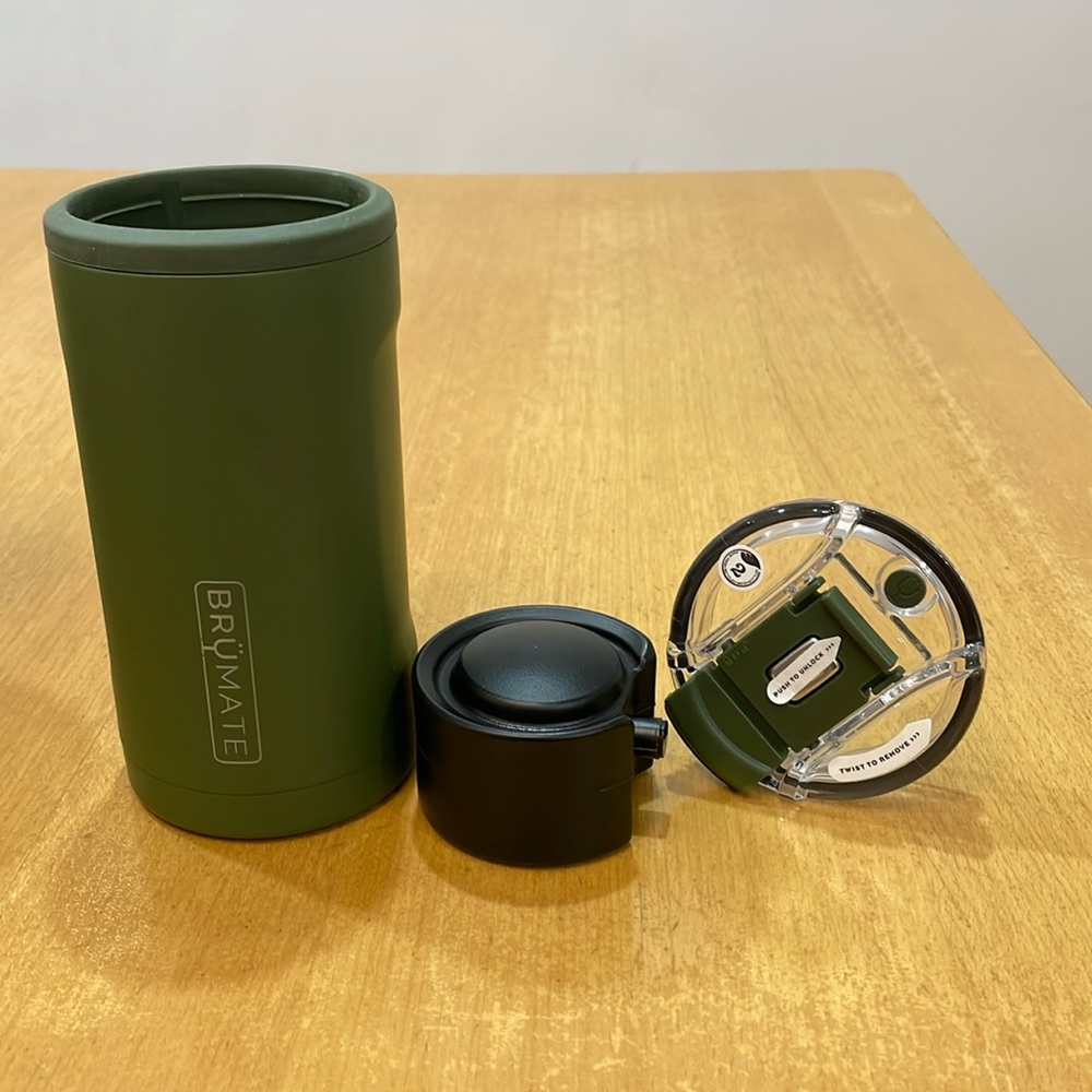 BrüMate Hopsulator Trio 3-in-1 Insulated Can Cooler for 12oz / 16oz Cans. New